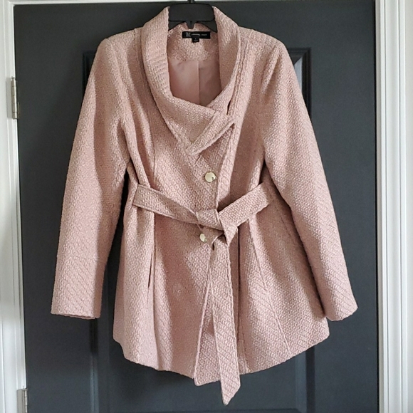 INC International Concepts Jackets & Blazers - INC Muted Pink Peacoat